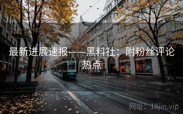 最新进展速报——黑料社:附粉丝评论热点